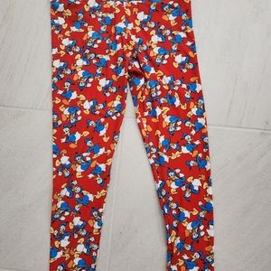 Lula Roe Donald Duck leggings - extra soft
